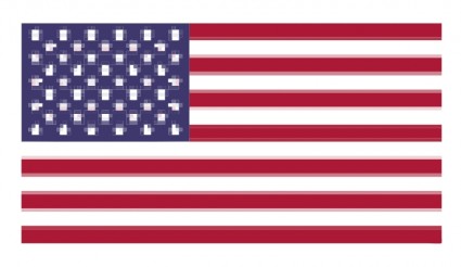 pixelig Flagge