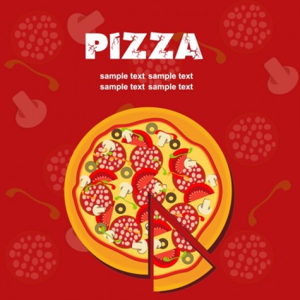 pizza ilustrator vektor
