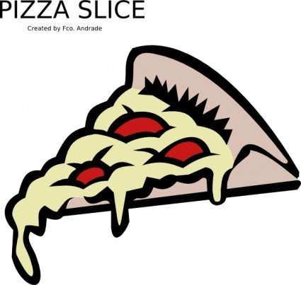 ピザのスライスのクリップアート