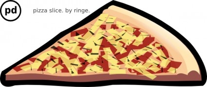 bánh pizza lát clip nghệ thuật