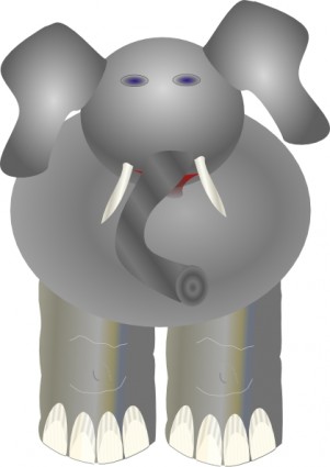 ploppy gajah clip art