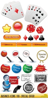 Zarlı Poker bir büyüteç vektör