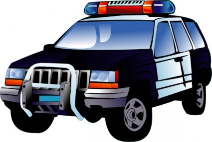 image clipart voiture police