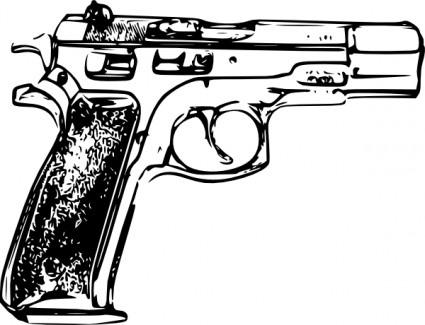 Police Gun Clip Art