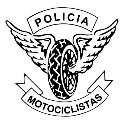 경찰은 에스파뇰 motociclistas