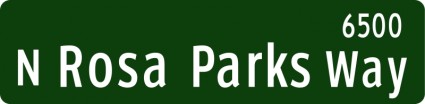 Portland oregon street nama menandatangani n rosa parks cara