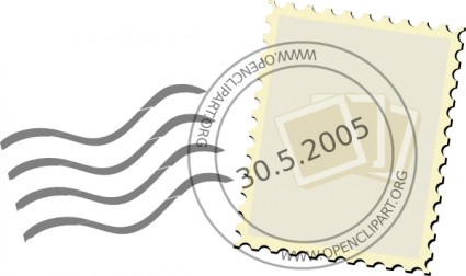 timbre-poste clipart