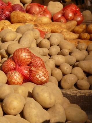 légumes oignons pommes de terre