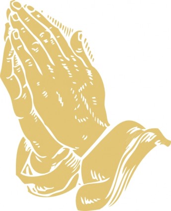 rezando manos clip art