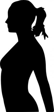 kehamilan silhouet clip art