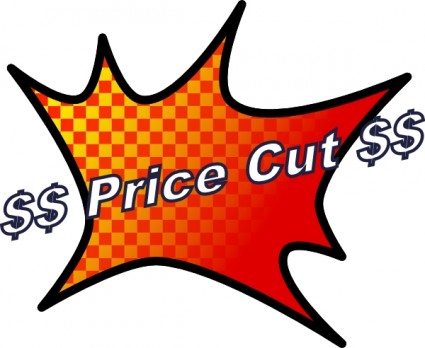 corte de preço clip-art