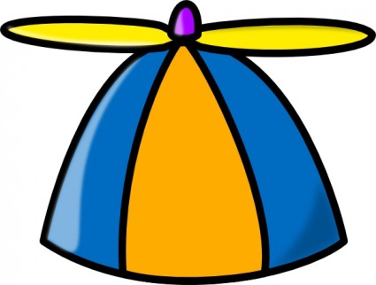 clip art de hélice sombrero