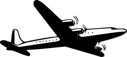 Propellor Flugzeug ClipArt