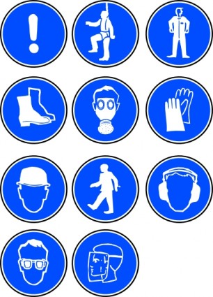 symboles de protection clip art