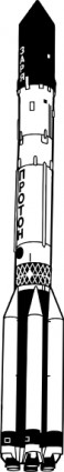 proton roket clip art