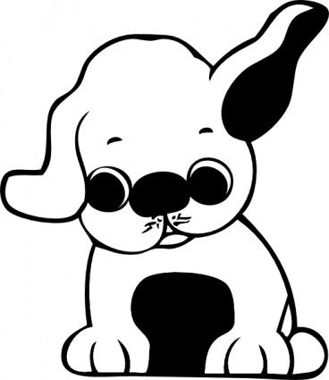 clipart chiot