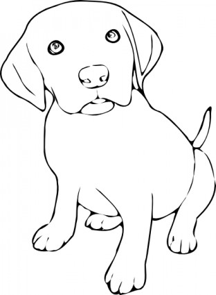 clipart chiot
