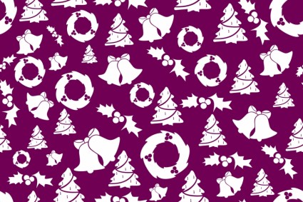 紫色耶誕節背景