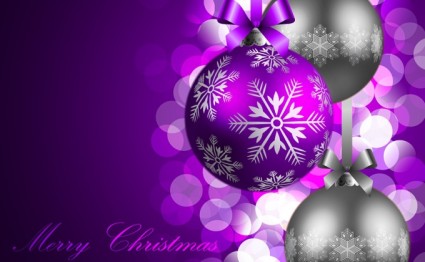 紫色のクリスマス背景