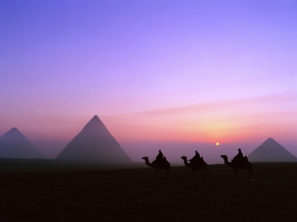 Pyramiden-Tapete-Ägypten-Welt