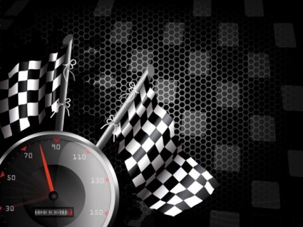 Thema Hintergrund Muster Vektor Racing