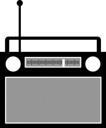 clip art de radio receptor