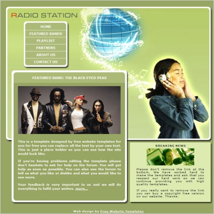 modèle de station de radio