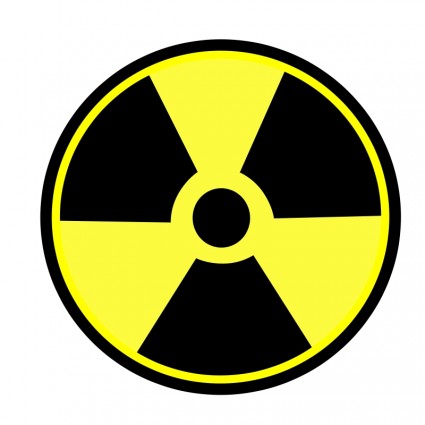 radioaktif tanda