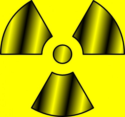 放射性のシンボルのクリップアート