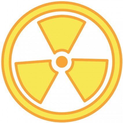 radioaktive Warnung