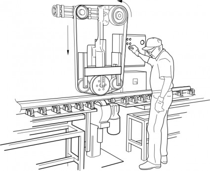 السكك الحديدية لتلميع آلة قصاصة فنية