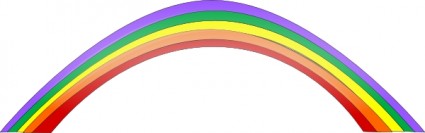 clip art de arco iris