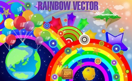 vector de arco iris