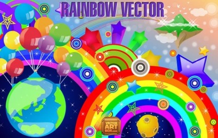 vector de arco iris