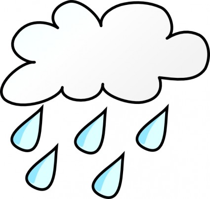 clip art de clima lluvioso