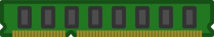 RAM memori chip clip art