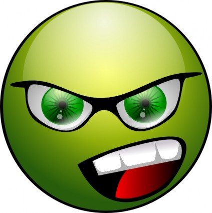 Raphie lanthern verde ClipArt di smiley