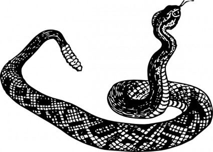 clip-art de chocalho da cobra