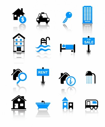 icônes de l'immobilier