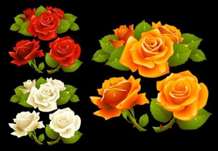 Realisitic Vector Roses