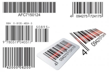 barcode realistico vettoriale