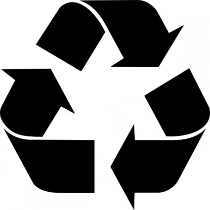clipart de símbolo de reciclagem
