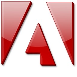 logo adobe rouge