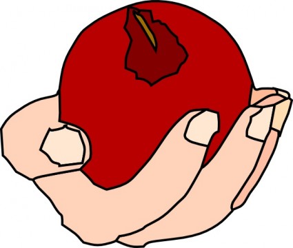 clipartów czerwony jabłko