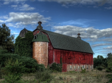 Red Barn Wallpaper Miscellaneous Other