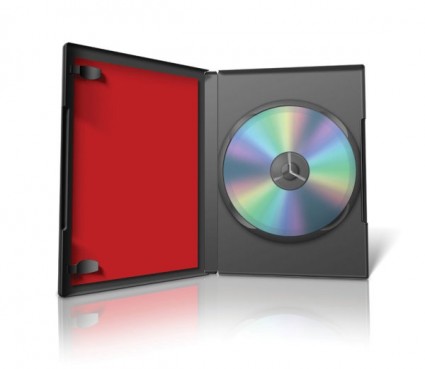 مربع أحمر مع dvd01 تعريف الصورة