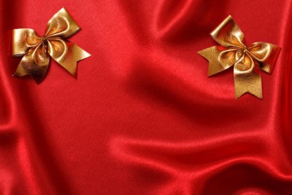 القماش الأحمر مع الصورة تعريف القوس الذهب
