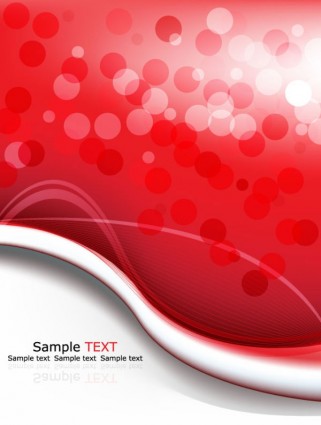 Red Delicate Pattern Background Vector