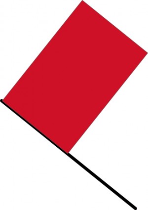 красный флаг