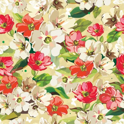 Red Flowers Vector